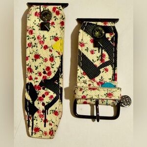 Spark*l Size 2 - 
L.A.M.B. By Gwen Stefani - Pink Flower Graffiti watchband